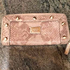 Michael Kors  snakeskin wallet